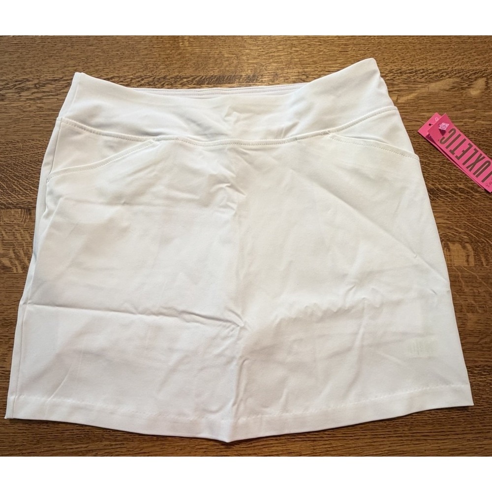 Lilly Pulitzer Monica Skort UPF 50+ Resort White Size 12 STYLE 003525 Beach